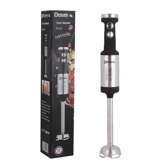 Blender DESSINI DS-65 Multifunction Stainless Steel High Power Hand Blender 900W