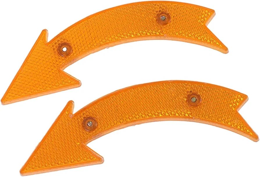 LOOM TREE 2Pcs Bike Wheel Reflectors Bike Spoke Reflectors for Mountain Bike Road Bike Yellow - Image 2