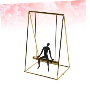 Ornament Decor Mini Barometer Fairy Swing Creative Sculpture Metal Birthday Present