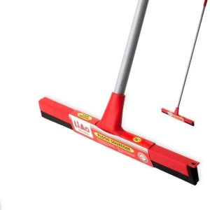 LiAo K130048 Stainless Steel Double Blade Floor squeegee with 130cm Metal Handle, 45cm Head