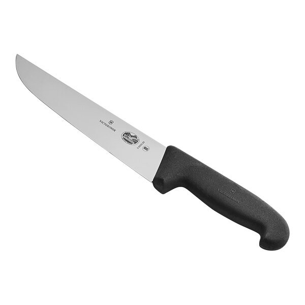 Victorinox 31cm Churrasco Slicing Knife with Black Fibrox Handle