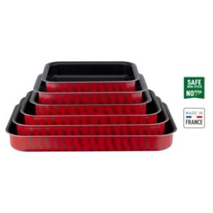 Tefal Tempo Flame 6-Piece Set, Oven Dishes, 25X19cm 29X22cm 31x24cm 37x27cm 41x29cm 45x31cmJ5715682