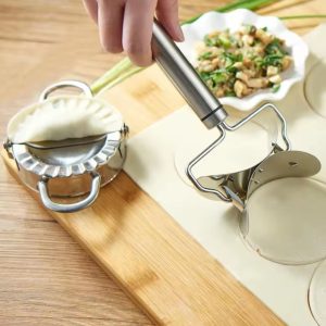 Dough Circle Roller Cutters Jiaozi Mould Kitchen Baking Cooking Pastry Tools