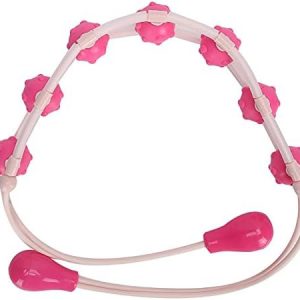 Rear Body Massager Roller Back Household Shoulder Massager for Fatigue Relief, Roller Waist Massage Belt Vertical Column Health Care