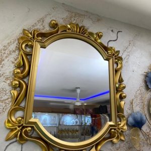 Mirror resin plastic  frame gold  70*55cm