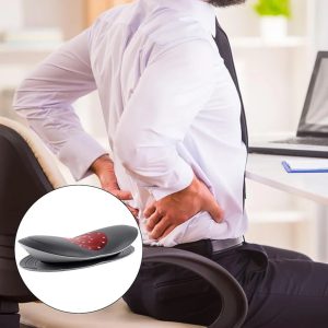Lumbar Traction Massager, Electric Lumbar Traction Device Massager with Heat Function, Electric Inflatable Back Stretcher Device, Back Posture Massager Relief Reducing Lumbar