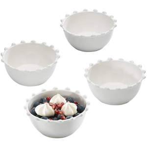 buffet Symphony Pearl Serving Bowl Set 4 pcs 21cm with stand