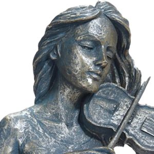 Statue Music Decor Musicians Figurine Birthday Present Statue Modern Sculpture Home Art Polyresin, Violin Feng Shui Decoration