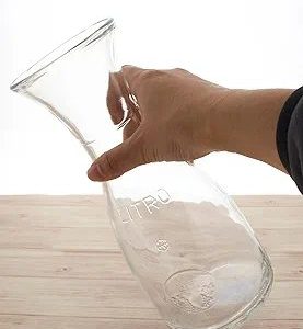 Wine Carafe, 1000ml Capacity, 4.3 x 10.3 in