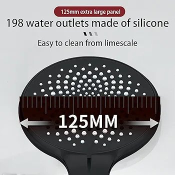 Shower head with hose. Large XXL shower head, explosion-proof stainless steel shower hose - Image 2