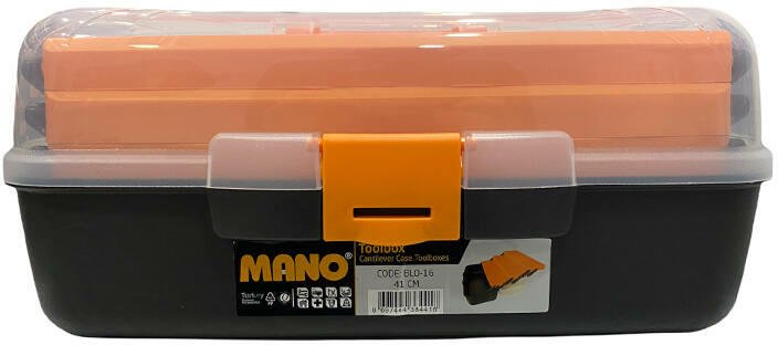 Mano BL.O-16 Tool Box with Pull-Out Shelves 410x209x195 mm) - Image 2