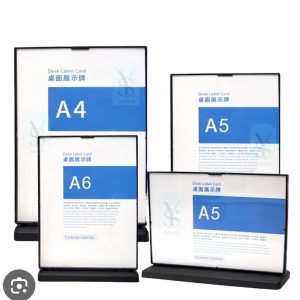 A4,A5,A6 cover plexy stand