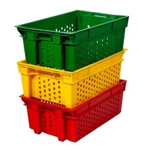 Plastic Crates or Vegetable/Fruit Crates.