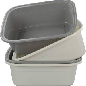 Rectangular plastic bowl dishpans/wash basin