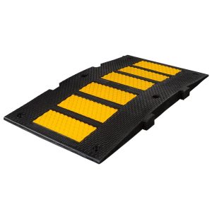 Slope pad Rubber Speed Bump, Vehicle uphill service ramps non-slip durable outdoor car ramps parking entrance speed 88*48*5cm 15.3kg