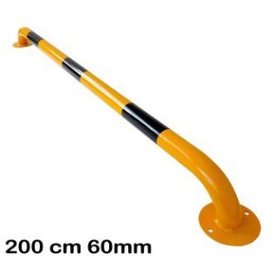 Metal tube car parking stoper 200cm *10cm