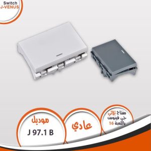 Switch double Normal 16A without lamp