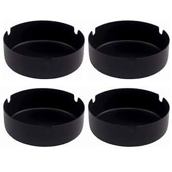 Round Stainless Steel Cigarette Cigar Ashtray