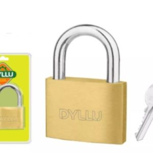 short shackle brass padlock