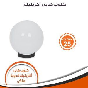 Happy Spherical acrylic flush light size 25