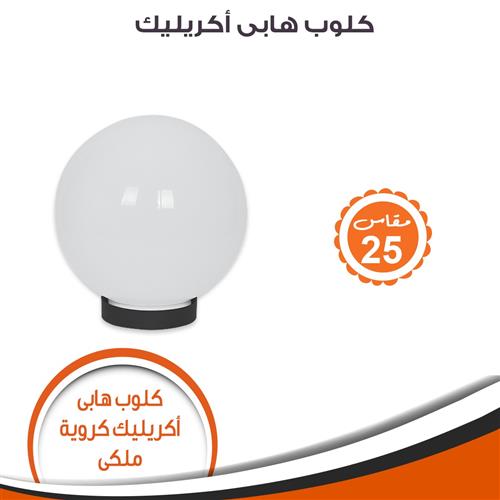 Happy Spherical acrylic flush light size 25
