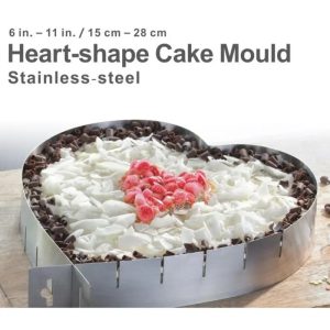 HEART SHAPED CAKE MOLD RING