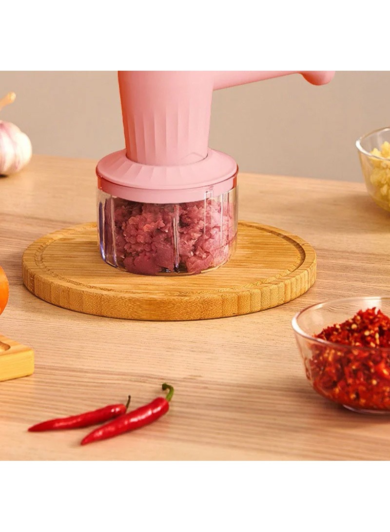 2-in-1 Hand Mixer Electric Garlic Chopper Egg Beater Cordless Rechargeable - Image 3