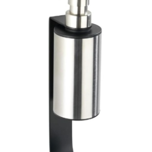 WENKO Turbo-Loc Telde Soap Dispenser and Holder, Soap Dispenser, Sanitizer Dispenser with Holder