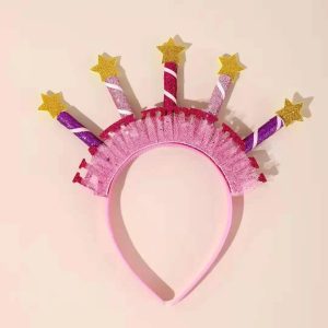 candle birthday headband
