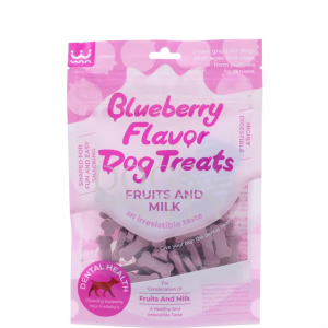 Blueberry Flavored Bone Shaped Treats 100g