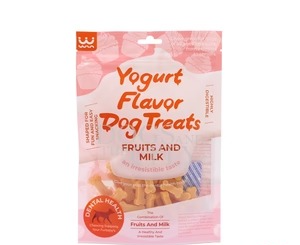 YOGURT FLAVORED BONE SHAPE 100 G DOG TREAT