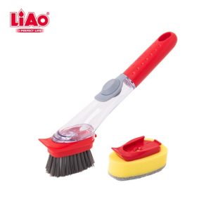 LIAO Soap Dispensing Dish Brush