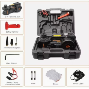 Portable DC12V Tyre Inflating 2 in 1 Function Electric Hydraulic Car Jack