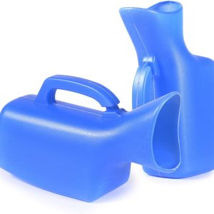 ONEDONE Portable Urinals for Men Women Urine Bottle Spill Proof Female Male Pee Bottle Urinal for Men Camping Toilet 68 OZ 47.24" Long Tube with Lid White