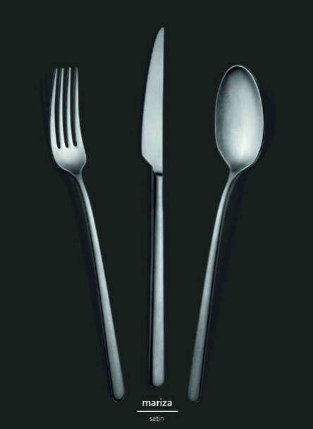 stainless steel table service set utensil face mariza Portugal 6pcs/set