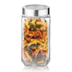 rectangular storage bottle , glass jar