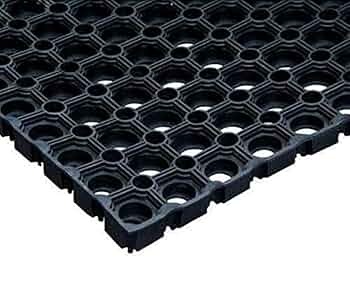 Black Rubber Door Mat - Image 2