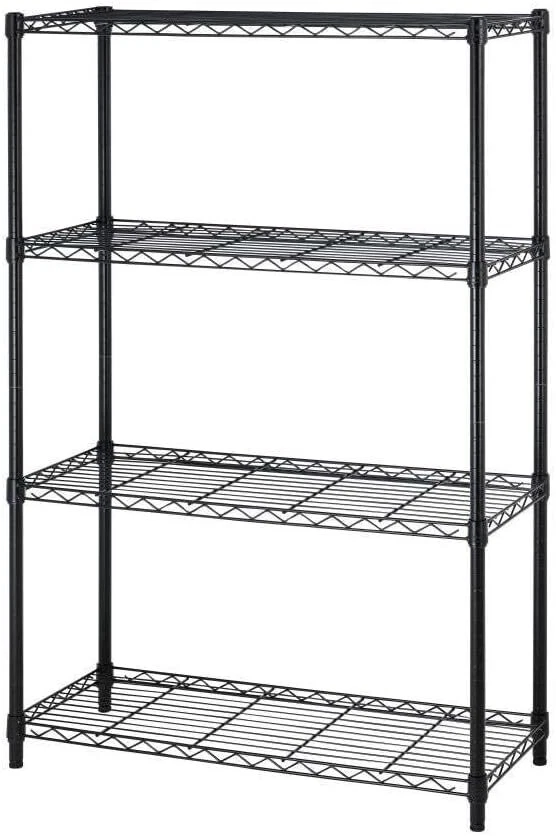 4 Tier Shelving Unit NSF Wire Shelf Metal Large Storage Shelves Heavy Duty Heigh up to 400 kg height 200cm - Image 5