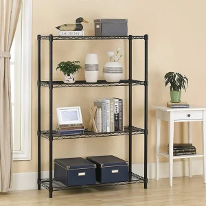 4 Tier  Shelving Unit NSF Wire Shelf Metal Large Storage Shelves Heavy Duty Heigh up to 400 kg height 200cm