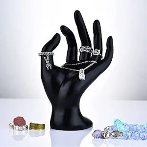 plastic Jewelry Display Stand Handmade Mannequin Jewelry Display Holder for Jewelry, Necklaces, Bracelets, Rings, Watches Valentine's16cm