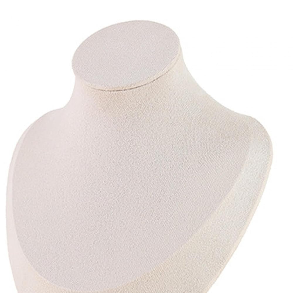Jewelry Display Mannequin Bust Pendant Stand Elegant with Base Necklace Display Stand for Showing Jewelry Organizer Model 29cm - Image 6