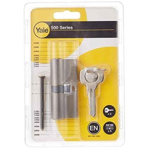 Yale door lock cylinder with 3 keys