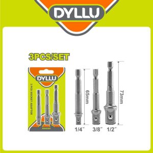 DYLLU Pcs Socket Wrench Adaptor 3Pcs DTSV4K01