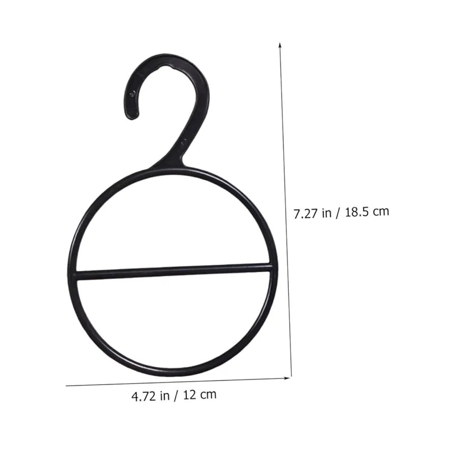 12pcs Space-Saving Scarf Rack Multifunctional Hanger Hanging Storage Ring Tie Holder Closet Organizing Rack - Image 5