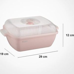 3pcs. plastic bowl with cover