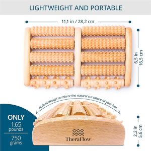 Foot Roller for Plantar Fasciitis Relief | Feet Massage Gift for Women and Men | Foot Massager for Neuropathy, Reflexology and Deep Tissue Muscle Massage | Relaxing Gifts for Mom and Dad