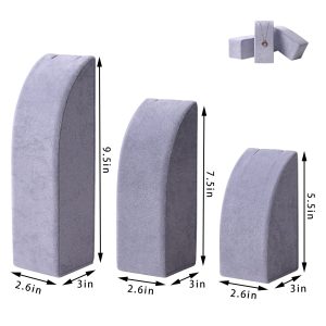 Necklace Display Stand For Selling Velvet Jewelry Holder Organizer Pandent Rack for Show