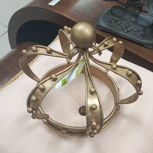 fer forge bronze king crown