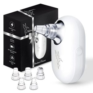 Olybeaut Blackhead Remover Vacuum- 2022 USB Pore Electric Cleaner Acne Comedone Extractor Tool Kit with 3 Adjustable Deep Suction Modes & 5 Replaceable Probes