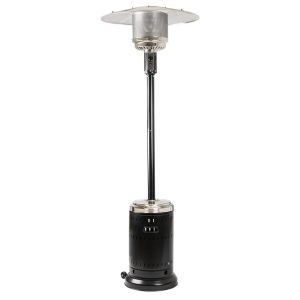 general start Basics Patio Heater, Mushroom Heater, Black and Steel